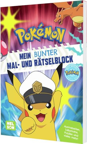 Pokémon Activity-Buch: Pokémon Mein bunter Mal- und Rätselblock: Spiel und Spaß mit Pokémon aus Pokémon-Horizonte: Die Serie | Für Kinder ab 4 Jahren