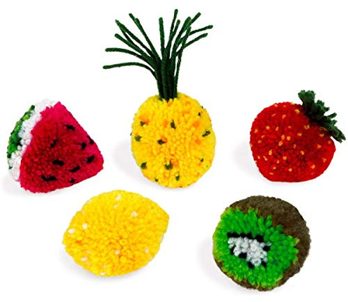 Janod Kreativ-Set Früchte-Pompons