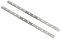 KOTARBAU® Kugelführung 2 Stk. 375 mm / 17mm Teilauszug Schubladenschienen Rollenauszug Teleskopschienen Schubladen Auszüge