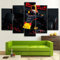 104Tdfc Puzzle 5 teilig Bilder wandbild 200x100CM Cadeau d' Max Verstappen F1 Redbull Racing Modulare Wandkunst Wandaufkleber Teiliges Vlies Leinwandbild Dekoration