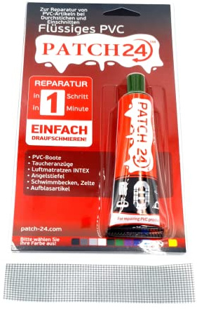 Generisch Flüssiges PVC Flicken Reparatur Set Liquid Patch Schlauchboot Luftmatrazen PVC Aller Art Reparaturset Kleber Glue (Gelb)