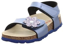 Superfit Mädchen FUSSBETTPANTOFFEL blau 8010