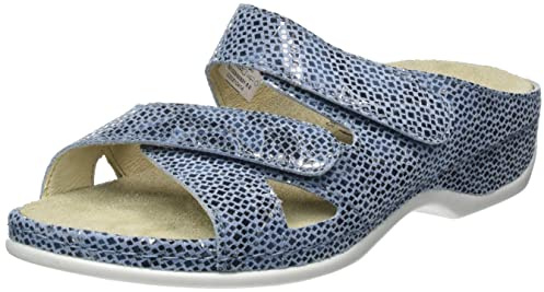 Berkemann Damen Felia Hausschuh, blau metallic, 40 2/3 EU