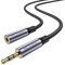 MOSWAG 2.5mm Male to 3.5mm Female,2.5mm Male to 3.5mm Stereo Female Audio Connection Adapter Cable for Headphones/Amplifier,Balanced Male to Stereo Female Plug Gold-Plated Converter Connector Adapter