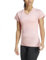 adidas Femme AEROREADY Train Essentials Minimal Branding V-Neck Tee, Semi Pink Spark, XL