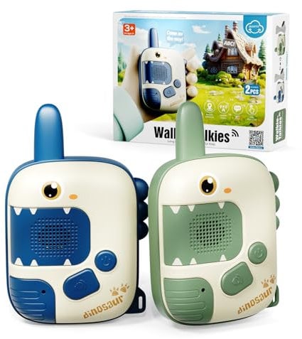 Dinosaurier Spielzeug,Walkie Talkie Kinder Spielzeug ab 3 4 5 6 7 8 Jahre Junge Mädchen Outdoor Spiele für Kinder Geschenke Junge 3-10 Jahre Kinderspielzeug Geschenkideen Halloween Weihnachten