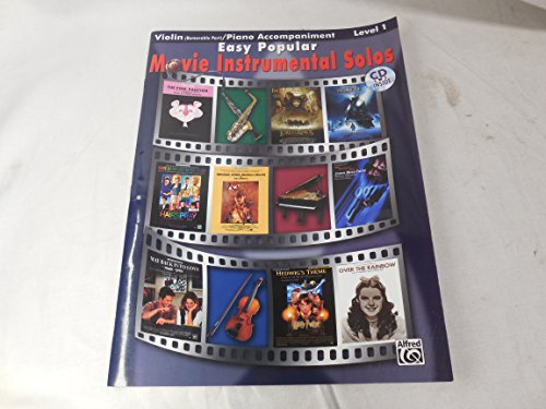 Easy Popular Movie Instrumental Solos (for Strings): Violin / Piano Accompaniment (incl. CD) (Pop Instrumental Solo Series)