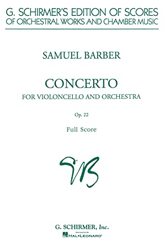 Cello Concerto, Op. 22: Study Score