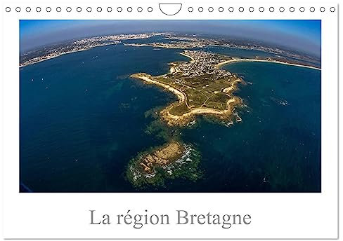 La région Bretagne (Wandkalender 2025 DIN A4 quer), CALVENDO Monatskalender