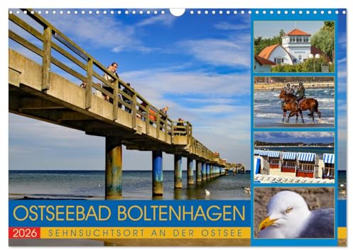 Ostseebad Boltenhagen - Sehnsuchtsort an der Ostsee (Wandkalender 2026 DIN A3 quer), CALVENDO Monatskalender: Boltenhagen - das schönste Ostseebad in Mecklenburg (CALVENDO Orte)