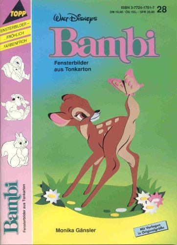 Bambi (Disney): Fensterbilder aus Tonkarton