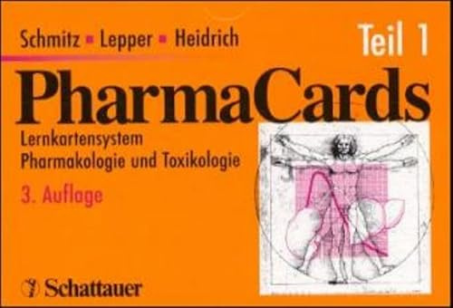 Pharmakards - Set / Lernkartensystem Pharmakologie und Toxikologie: PharmaCards, Tl.1, Kapitel 01-14