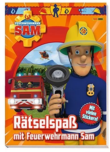 Feuerwehrmann Sam: Rätselspaß mit Feuerwehrmann Sam: mit Stickern