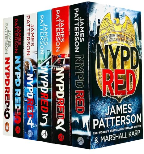 James Patterson NYPD Red Series Collection 1-6 Books Set