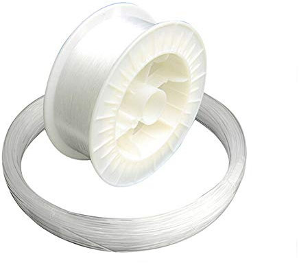 0,75 mm/1,0 100 metros PMMA extremo de plástico de fibra óptica cable DIY, transparente