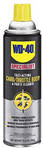 WD-40 Specialist Carb/Throttle Cleaner, Fast-Acting Parts Cleaner, 13.5 OZ