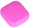 strimusimak Household Bedside Decor Travel Satorage Box Portable Pocket Contact Case Lens with Mirror Box Holder Container Collapsible Organizer Rose Red