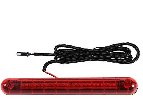 Bombilla de luz de freno, Super brillante rojo 12V Freno Stop Luces traseras Bombillas Universal 24 LED Luz de freno