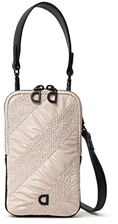 Desigual Portefeuille Long, Accessoire de Voyage-Ceinture Porte-Monnaie Femme, Blanc, U