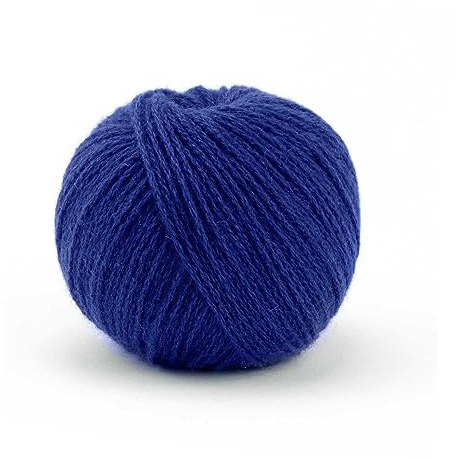 25 g Pascuali Cashmere 6/28 | 100% Kaschmirwolle Bio Kaschmir zum Stricken und Häkeln, Farbe:Indigo 34