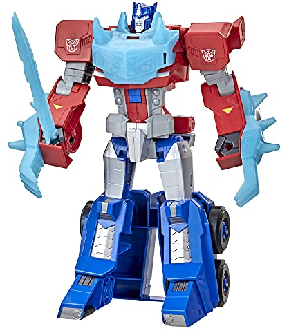 Transformers Spielzeug Bumblebee Cyberverse Adventures Roll N’ Change Optimus Prime Figur, ab 6 Jahren, 25 cm