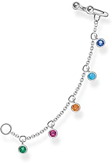 Thomas Sabo Ohrklemme bunte Steine silber 925 Sterling Silber EC0025-477-7