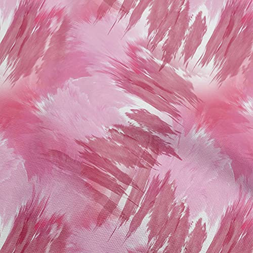 oneOone Flexin De Algodn Rosa Claro Tela Tinte Bricolaje Ropa Acolchar Tela De La Impresin De Tejidos Por Metros 40 Pulgada De Ancho