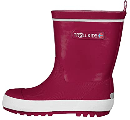 Trollkids Kinder Gummistiefel Lysefjord, Kastanienbraun, Größe 28