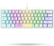 K61 60% Compact UK Layout QWERTY 62 Clés Compact RGB Jeux Clavier, Apex Pro Gravure Laser, Spirit of Gamer Clavier, Mini TKL Mécanique Sensation Clavier, Compatible PC/Laptop/Computer, Blanc