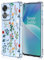 XINYEXIN Coque pour OnePlus Nord 2T Femme, Fleurs Motif 3D Filles Florales Silicone Étui Transparent Housse Antichoc Bumper Case Cover - Flower Art