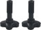 2PCS Plastic Fixing Screw Black for Garden Swing Canopy Frame M12