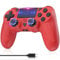 Bonacell Wireless Controller für P-4/PC/IOS/Android Dual Vibration Kabellose Gamepad mit Turbo und 3.5mm Audio Jack/LED/Touch Pad