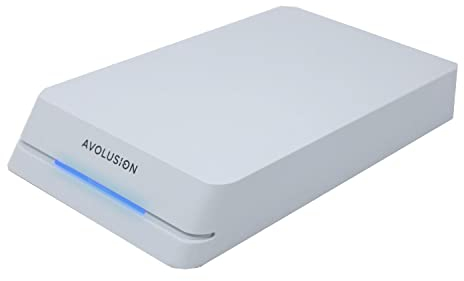 Avolusion HDDGear Pro Disque dur externe de jeu USB 3.0 pour PS5 Blanc 8 To 7200 tr/min
