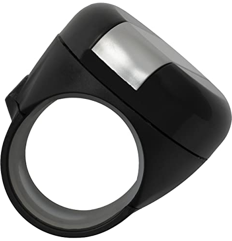 AERZETIX - C64612 - Boule de volant universelle Ø46 mm - pommeau/poignée de conduite auxiliaire - couleur noir et gris - pour voiture tracteur tondeuse bateau camion véhicule autobus