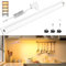 WOBANE Unterbauleuchte küche LED Dimmbar,5 Lichtfarben,60cm Lichtleiste mit Berührungsloser Sensor,Helle küchenbeleuchtung,Unterschrank Beleuchtung für Schrank,Werkbank,Regale,1400Lumen