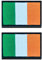 Zcketo 2 PCS Republic of Ireland Patch Irish Flag Hook and Loop Embroidered Ireland National Emblem Patch for Football Billiards Clothes Jersey Backpack Caps Vest Travel Tactical