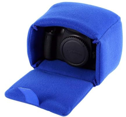 Agatige Sac Appareil Photo, Sac Photo Anti-Choc, Insertion De Sac pour Appareil Photo, Insert De Sac Rembourré pour Appareil Photo, étui pour Appareil Photo Antichoc(Bleu)