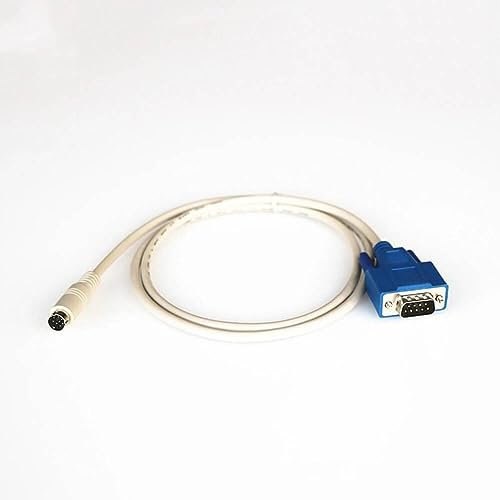 Elecbee Mini Din macho de 8 pines al cable del controlador serie macho DB9 0,5 m
