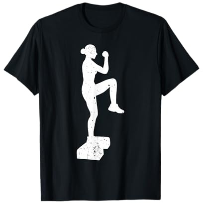 Step Aerobic Instructor Fitness Coach Übung Workout T-Shirt