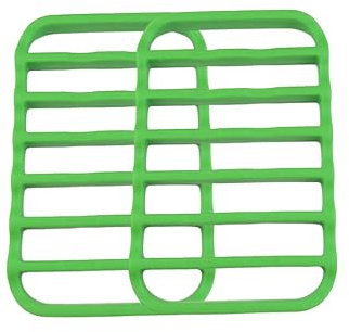 IEEDFJKK 2 Paket/los Langlebige Braten Rack Leicht Zu Reinigen Und Antihaft Für Braten Grill Slow Cooker Kühlung Rack Silica Gel, Grün