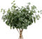 HNVNER 6 Ramos Artificiales de Eucalipto, de Seda Sintética, Follaje Verde con Hojas y Ramas, para Arreglos Florales, Decoración del Hogar, Boda o Fiesta