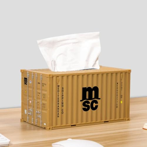 OPica Container Tissue Box Kreative Lagerung Serviette Halter Versand Container Modell Desktop Lagerung Serviette Box Mode Dekoration