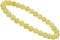 ELEDORO Stretch Armband aus echten Edelstein-Perlen (6mm) – Perlenarmband für stilvolle Eleganz (Lemon Jade)