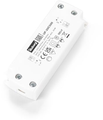 illuburg Trasformatore LED 500mA Corrente Costante 10W - 20W Sottile Flickerfree LED Alimentatore Driver Power Supply