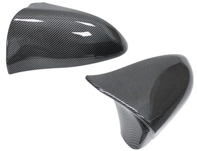 DZSQOSJB Rückspiegel Abdeckung Für Lexus LS 2013 2014 2015 2016 Flügel Rückspiegel Abdeckung Cap Fall Trim Rückspiegelabdeckung(Kohlefaser-Look)