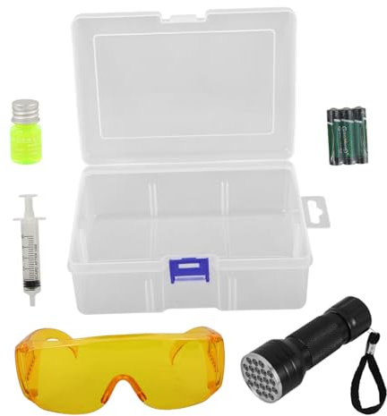 BELLIFFY 1set Car Leak Test Comprehensive Vehicle Air Conditioner Leak Detection Tools Flashlight for Efficient Repairs