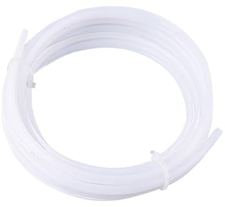 QitinDasen 10 Meter 3D Drucker PTFE Teflonschlauch, AD 4.0 mm/ID 2.0 mm, 3D Drucker PTFE Teflonrohr, für 1.75 mm Filament 3D Drucker