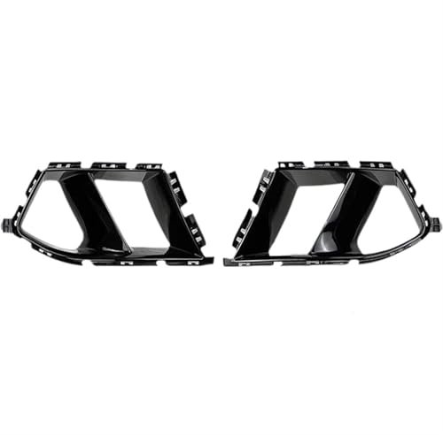 DZSMACHENGSM Kühlergrill Für M3 G80 Für M4 G82 ABS Front Stoßstange Nebel Licht Rahmen Lufteinlass Grille Vorderen Grill(Bright Black)