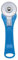 Cutter rotatif pour tissu - Roulette de coupe pour tissu - Cutter rotatif de 45 mm en acier inoxydable - Cutter rotatif pour matelassage avec poignée ergonomique, bleu, Voir description, Voir