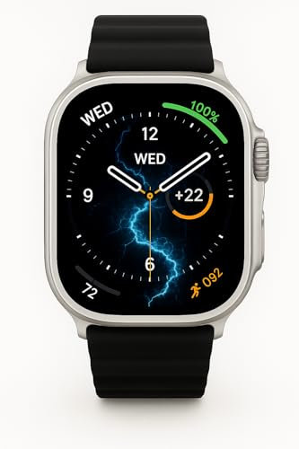 Generico HK10 Ultra 3 Max Smart Watch for Men | 2025 Newest AMOLED Display | AI Assistant | Network Sharing | Photo Album | Fitness & Sports Tracker